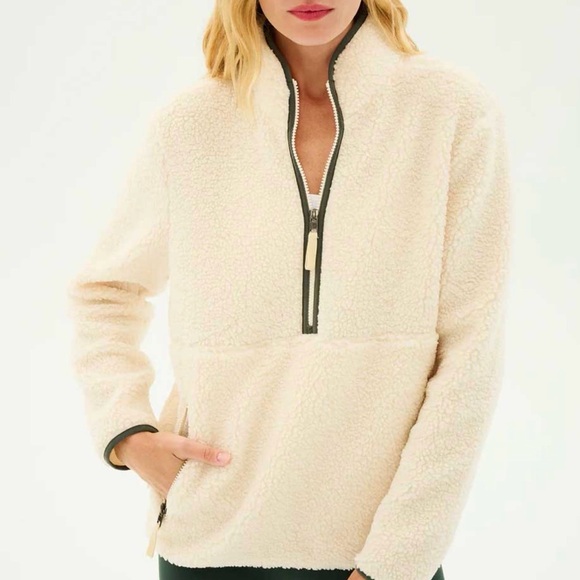 Splits59 Libby Sherpa Half Zip Top - Picture 3 of 6